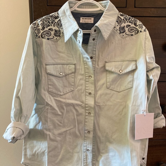 NWT! - One Teaspoon | Castle Pine Zeppelin Shirt - Picture 5 of 5